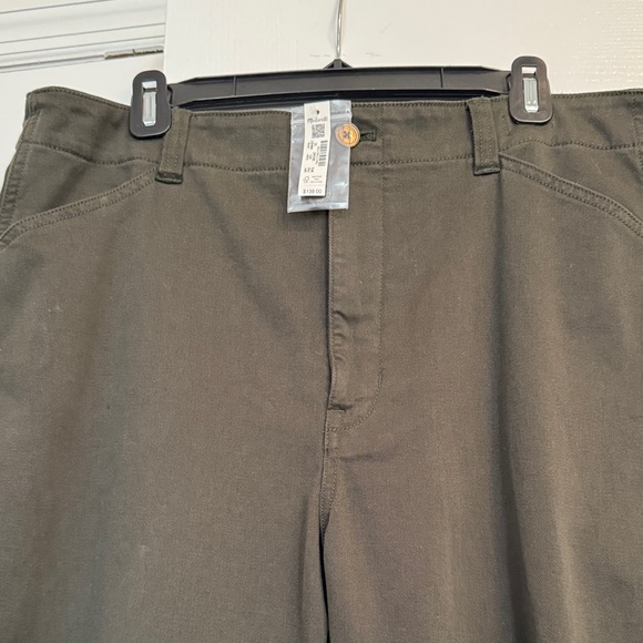 Madewell Women’s Dark Green Chinos Size 32 - Picture 2 of 7